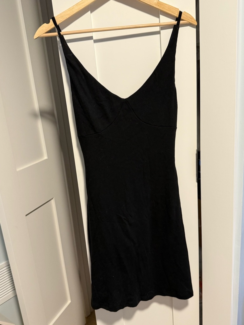 OGL Black Ribbed Camisole Dress